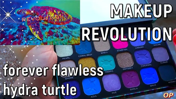 MAKEUP REVOLUTION forever flawless hydra turtle / Палетка теней для век / ОБЗОР
