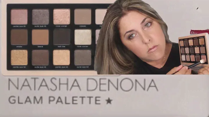 NEW! Natasha Denona Glam Palette! Review, Swatches, Demo and Comparison!