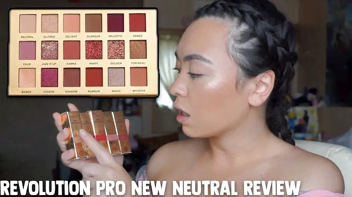 NEW Revolution Pro New Neutral Eyeshadow & Lipstick Collection Review + Tutorial