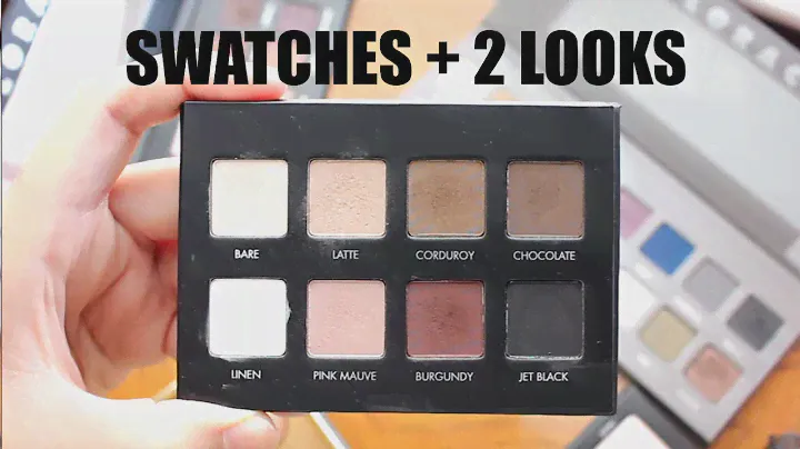 LORAC Pro MATTE Palette SWATCHES + 2 LOOKS