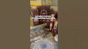 Unboxing @flowerknows Chocolate Wondershop Makeup. The prettiest! #shopeefinds #makeup
