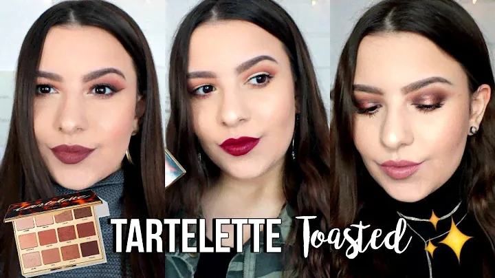 3 LOOKS 1 PALETTE | Tarte Tartelette Toasted | Jackie Ann