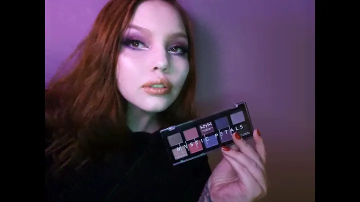 Nyx mystic petals midnight orchid review + try on