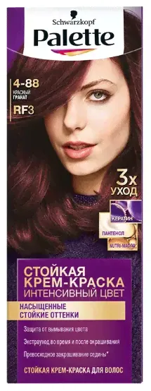 Palette крем краска для волос красный гранат 4.88-0
