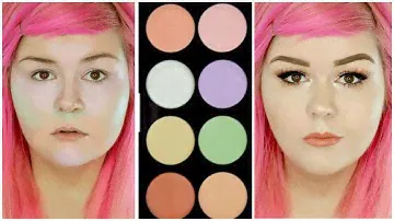 Цветокоррекция с помощью палетки корректоров Makeup Revolution Ultra Base Corrector Palette