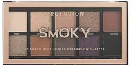 Lidschattenpalette - Profusion Cosmetics Smoky 10 Shade Multi-Finish Eyeshadow Palette 16 g