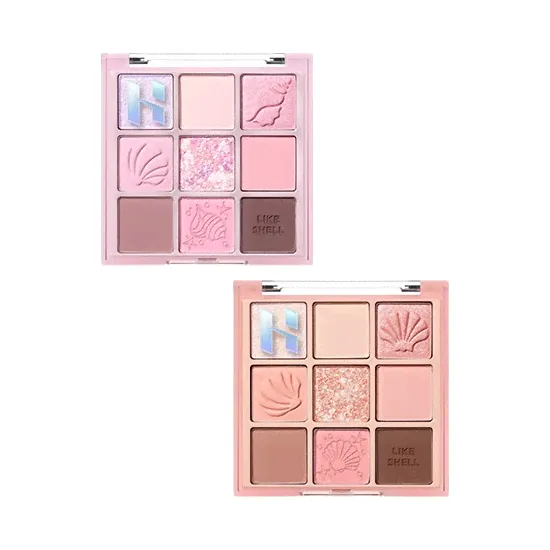 [HOLIKA HOLIKA] My Fave Mood Eye Palette #Like Shell Collection (2 Colors)