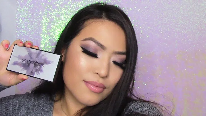 SOFT PURPLE SMOKEY EYES USING SMASHBOX PUNKED EYE PALETTE | LINNA TRAN MAKEUP