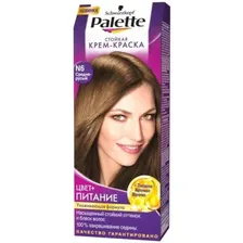 Крем-краска для волос Palette N6 средне-русый