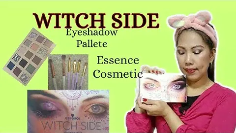 NEW ESSENCE WITCH SIDE EYESHADOW PALLETE REVIEW || BY #JOANALYNVALENCIA