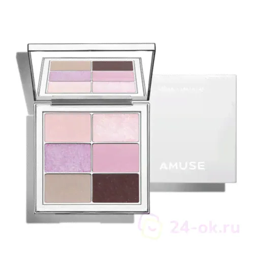 Палетка теней [AMUSE] EYE VEGAN SHEER PALETTE 04 SHEER LAVENDER