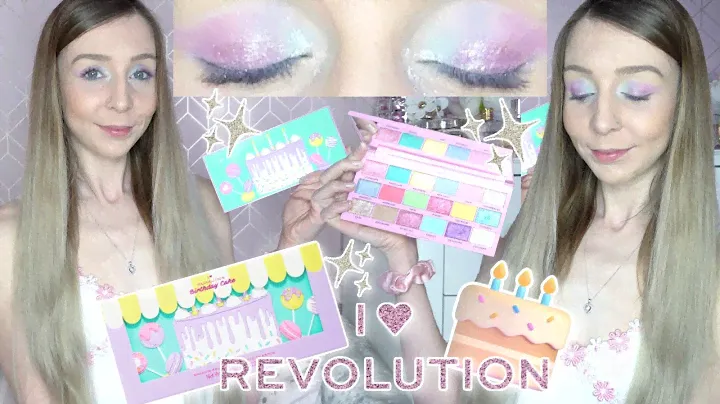 TASTY BIRTHDAY CAKE EYESHADOW PALETTE 🧁 I HEART REVOLUTION