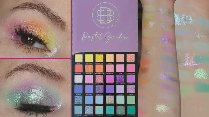 Bella Beaute Bar Pastel Garden Palette | Swatches and 2 Looks