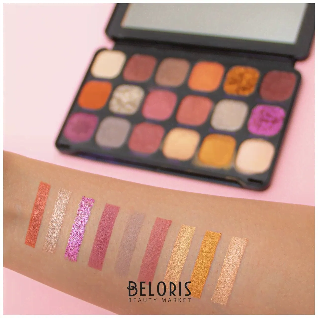 Makeup Revolution Палетка теней для век Forever Flawless Namaste Spirituality Eyeshadow Palette-2