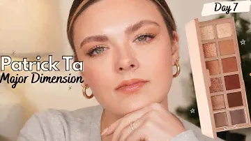12 Days Of Palettes! Neutral Glam Makeup Using @patrickta Major Dimension Eyeshadow Palette ✨ Day 7
