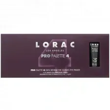 Lorac, Палитра теней для век Pro Palette 4 с основой под тени Mini Behind The Scenes, 14,3 г (0,51 унции)