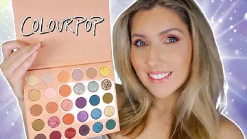 COLOURPOP IT’S A MOOD Palette 🤑 Tutorial, Swatches + Review!