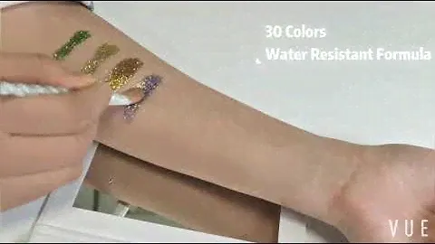 Pressed glitter palette