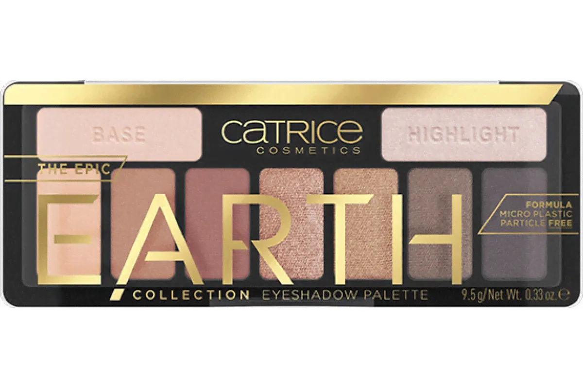 CATRICE Тени для век 9 в 1 The Epic Earth Collection Eyeshadow Palette 010 Inspired By Nature-3