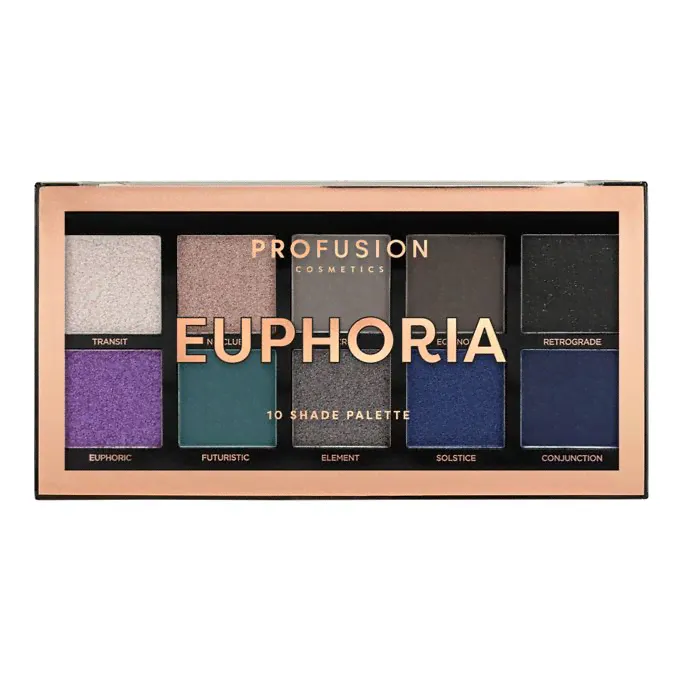 Тени для век Profusion Euphoria 10 Shade Palette 12 г
