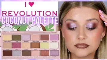 I HEART REVOLUTION TASTY COCONUT PALETTE | COLLAB WITH @makeupwithalixkate | Luce Stephenson