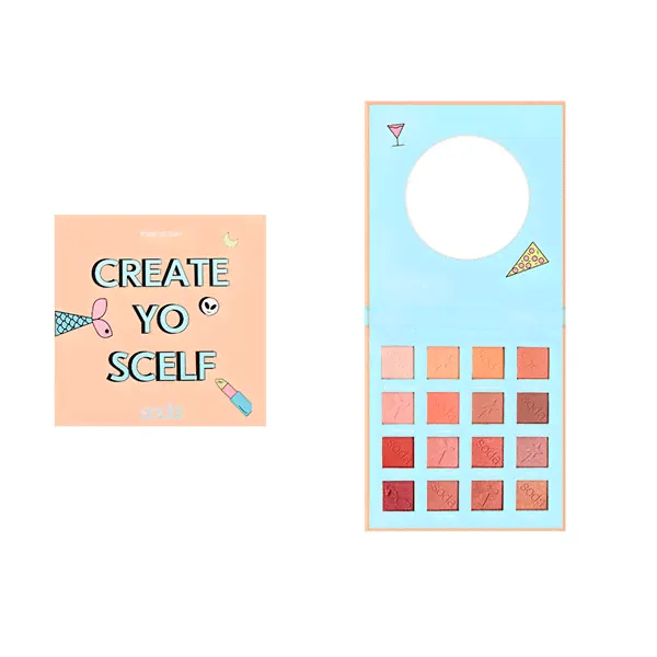 SODA EYESHADOW PALETTE #makeitslay Тени для век CREATE YO`SCELF