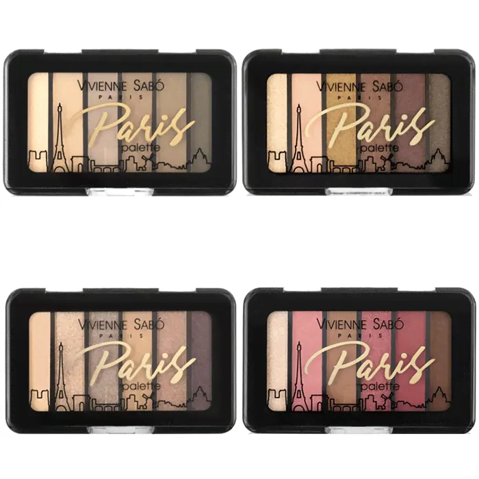 Палетка теней для век мини Vivienne Sabo Palette D'Ombres A Paupieres Paris-0