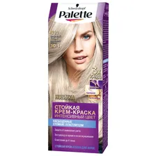 Palette Стойкая крем-краска для волос С10 Серебристый блондин, 110 мл