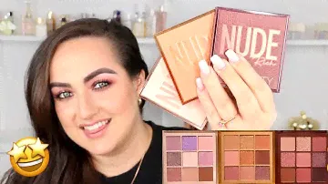 Huda Beauty Nude Obsessions Eyeshadow Palettes Collection Review | Collaboration with Tara Lynn! ❤️