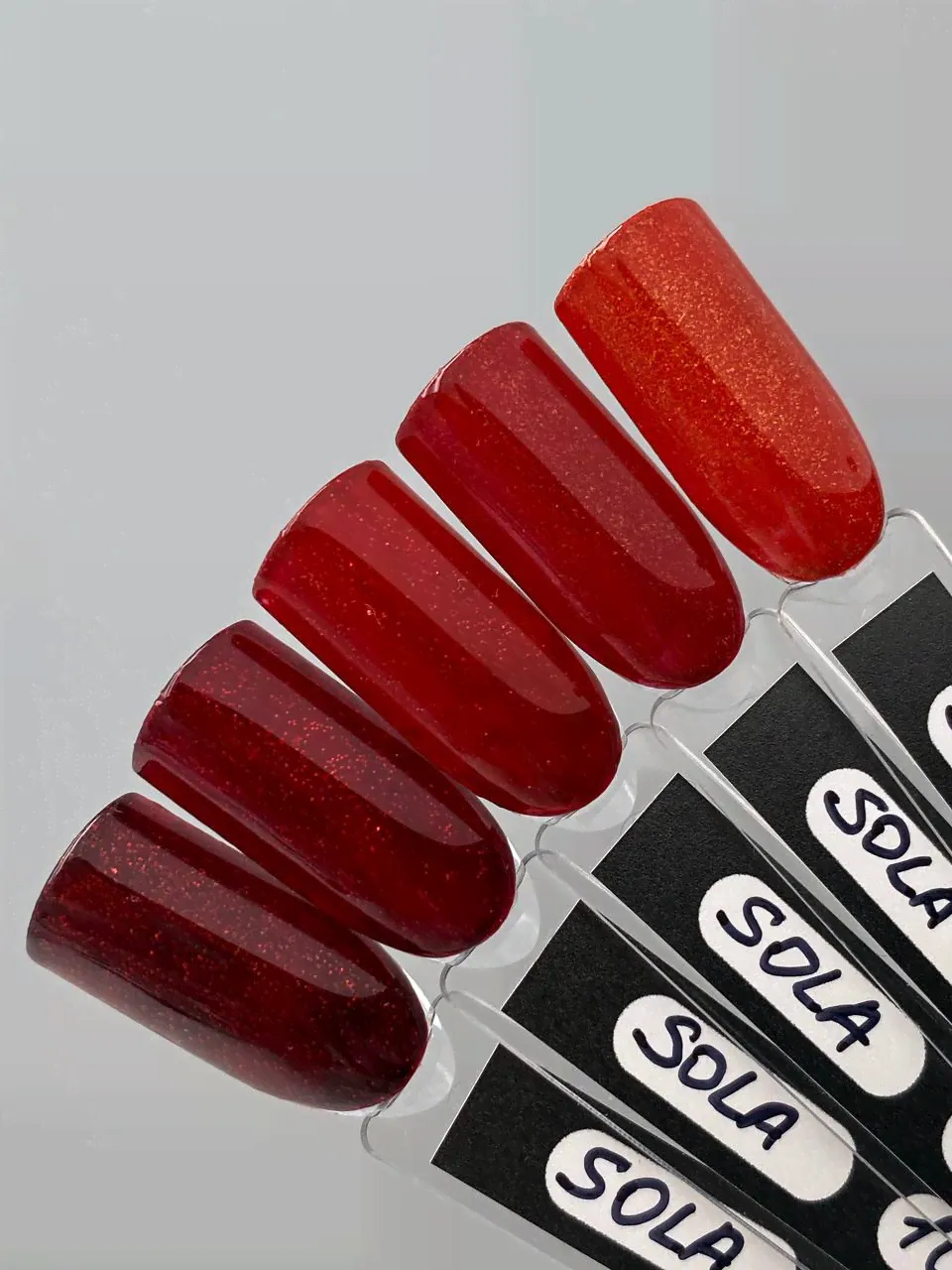 Гель-лак Palette 10 (Red Shine) SOLAlove, 10гр-2
