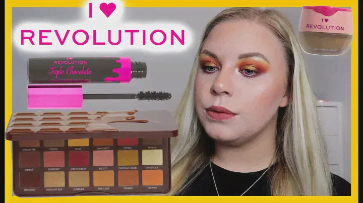 I HEART REVOLUTION COCOA TIN PALETTE, BROW POMADE & TRIPLE CHOCOLATE MASCARA | makeupwithalixkate