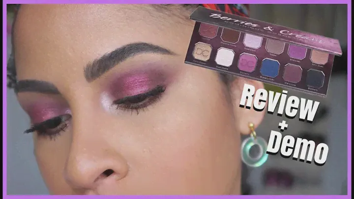 DOMINIQUE COSMETICS BERRIES & CREAM PALETTE | REVIEW + DEMO | kinkysweat
