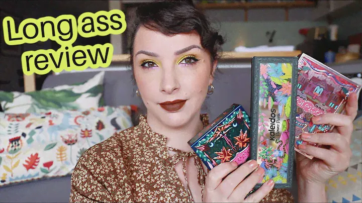 Kaleidos Makeup Flower Punk Collection - 4 look review, demo & swatches