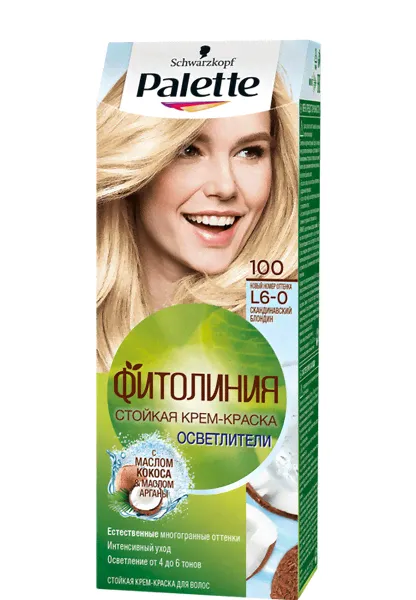 Palette ФИТОЛИНИЯ Краска для волос 100 (0-00) Скандинавский блондин-0