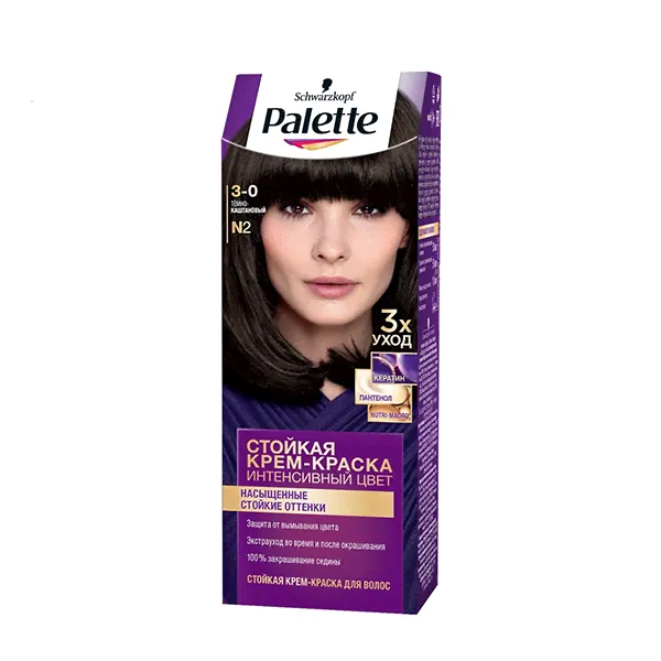 Palette Крем-краска N2 / 3 - 0 Тёмно-каштановый