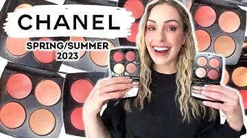 CHANEL SPRING SUMMER 2023 😍 BLUSH & EYESHADOW PALETTES | SWATCHES, APPLICATION, REVIEW