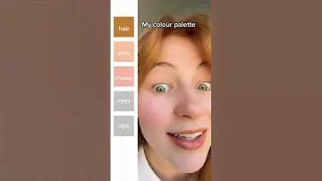 My colour palette!😍❤️ IG: theshanaofficial #greeneyes #redhair #skintone