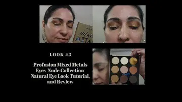 Profusion Mixed Metals Eyes Nude Collection: Look #3 Natural Eye Look Tutorial and Review