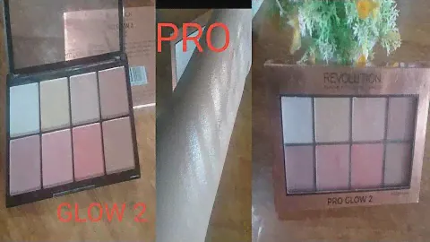 MAKEUP REVOLUTION PRO GLOW 2 HIGHLIGHTERHIGHLIGHTER REVIEW/Affordable Palette/Samina Ahmad28