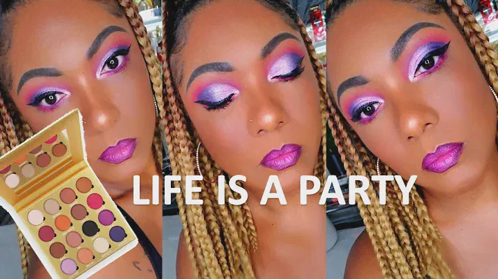 Фиолетовая складка | Палитра Makeup Obsession Life Is A Party