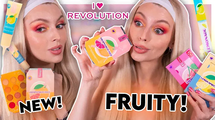 FIZZY DRINKS MAKEUP! Testing new I Heart Revolution Collection 🍹