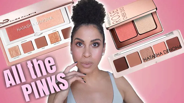 NATASHA DENONA Mini Biba + Rose Cheek Duo Ft. Glam Face Palette "Light" | Alicia Archer