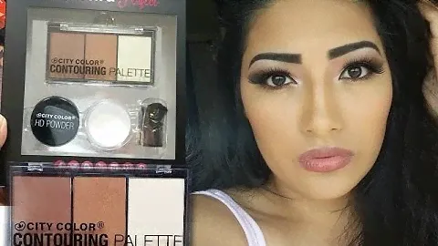 City Color CONTOURING PALETTE Contour & Perfect Review + Demo