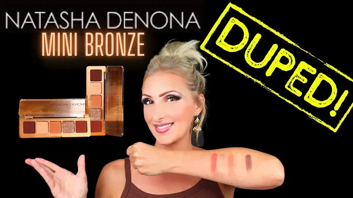 Natasha Denona MINI BRONZE Palette | AFFORDABLE DUPES!