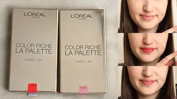 Палитры L'Oréal Paris Color Riche | Обзор, первые впечатления и образцы