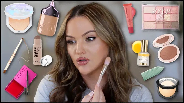 FULL FACE TRYING HOT NEW MAKEUP!