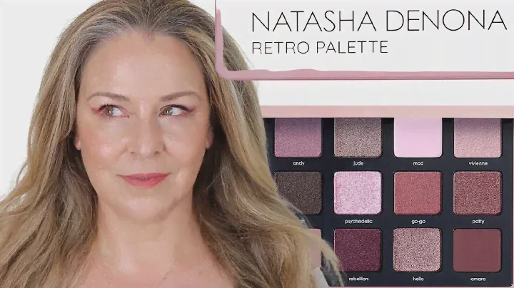 New! Natasha Denona RETRO Palette - Two Looks, swatches, comparisons.  Beauty Over 50.