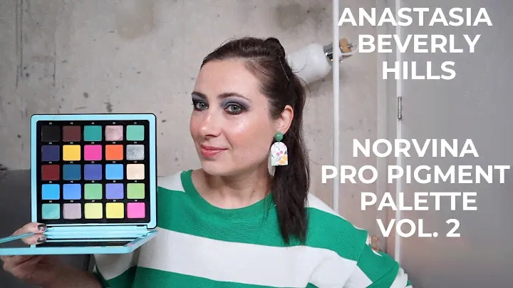 ANASTASIA BEVERLY HILLS // NORVINA PRO PIGMENT PALETTE VOL. 2 / ОБЗОР ПАЛЕТКИ ТЕНЕЙ