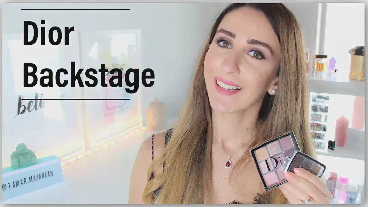 Dior New Backstage Eyeshadow and Brow palettes - Review and Demo