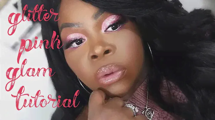 Glittery Pink Glam using Beauty Bay Brights 42 color Matte and Fiery 2.0 Palettes
